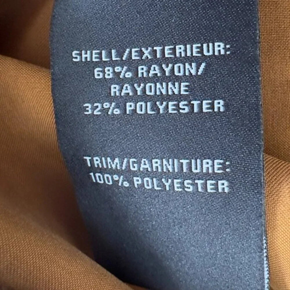 Seven for All Mankind High-Waist Pleated Semi Wide-Leg Trousers Brown Women's M - Picture 13 of 14